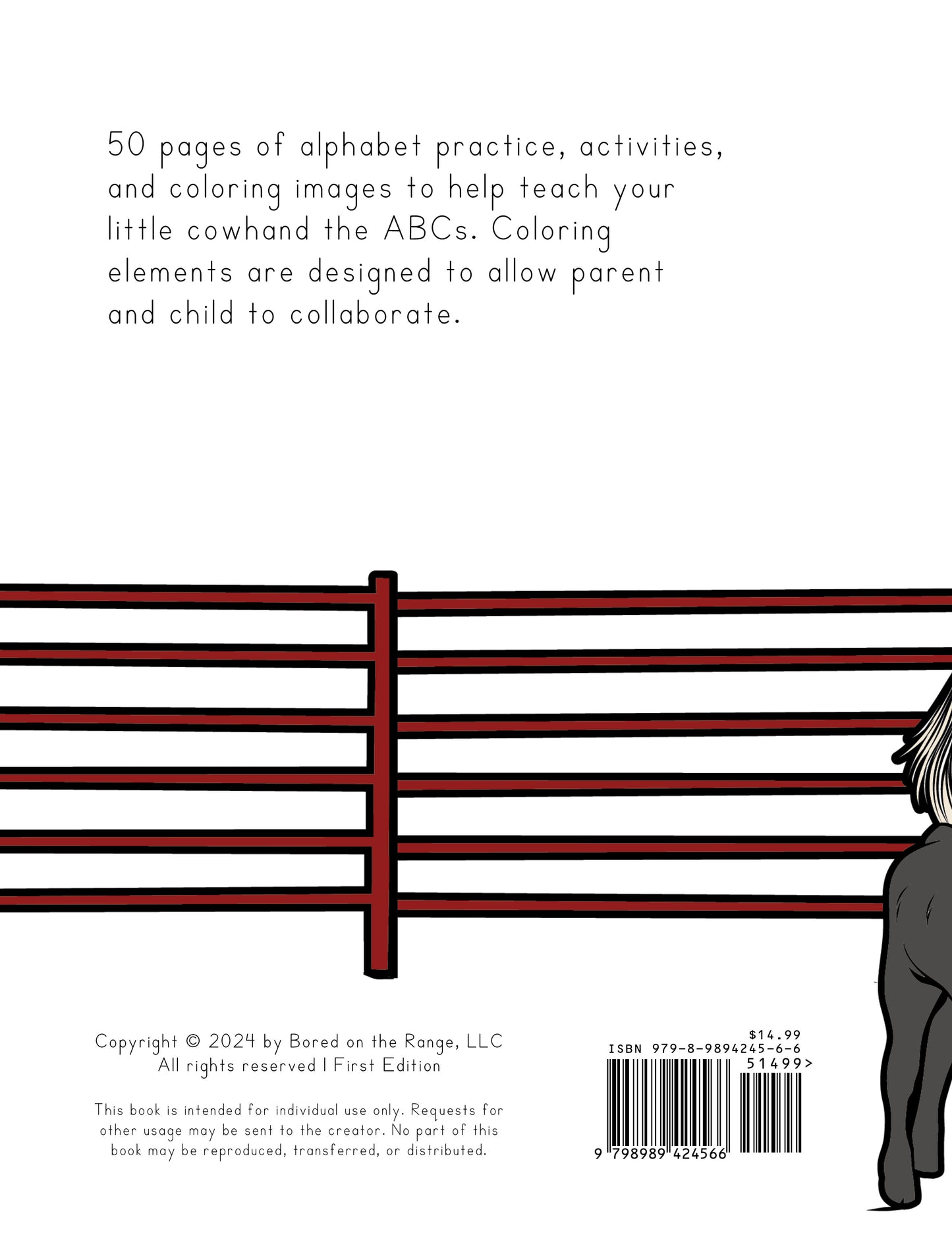 Branding ABC Back Cover. Copyright Bored on the Range 2024