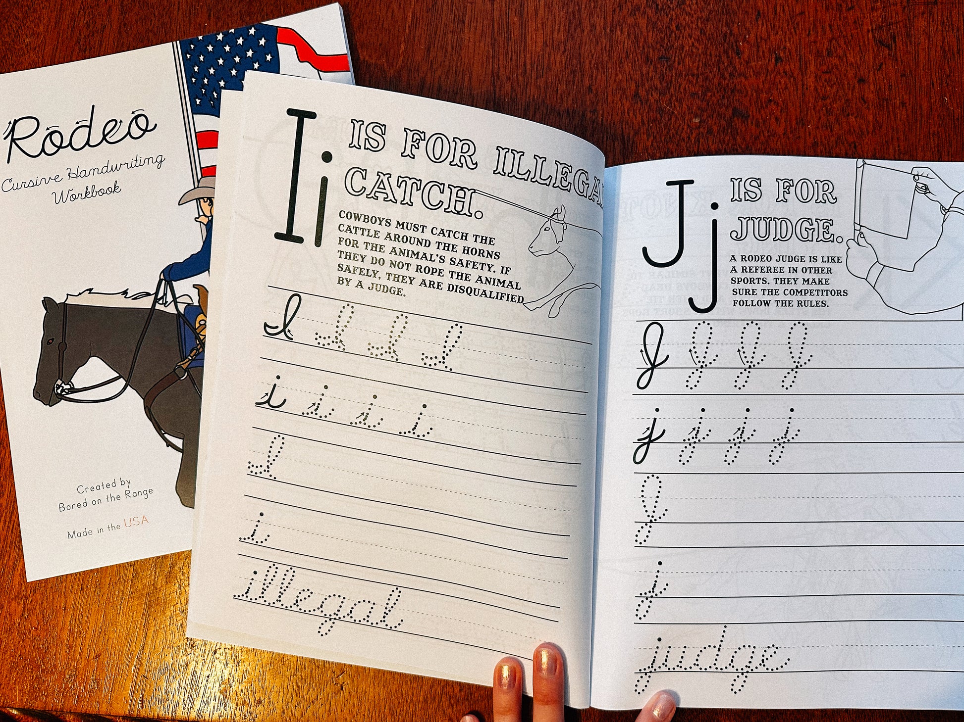 Sj Riding Camp Cursive Rodeo: Cursive Handwriting Workbook – BOTR Wholesale